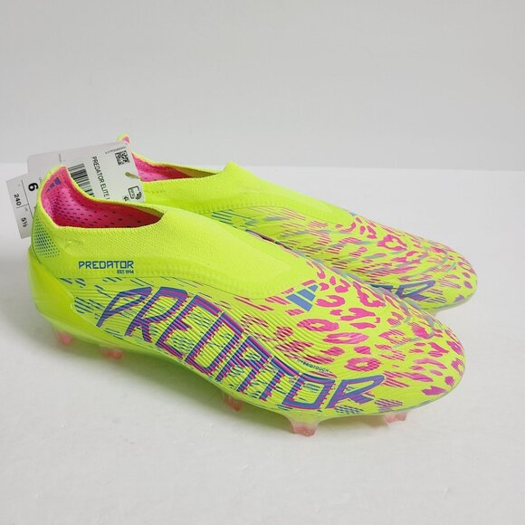 NEW Adidas Predator Elite LL FG Mystic Victory Pack Soccer Cleats ID3875 Size 6 main image 8